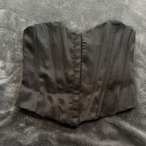 Zara Black Corset Top